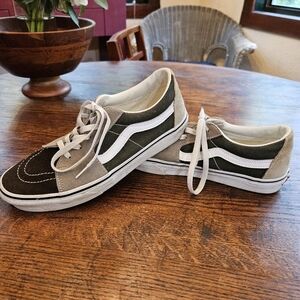 Vans Old Skool Brown & Green Sz Men's 9.5